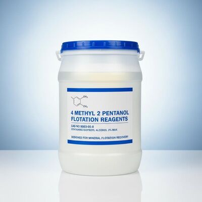 comprar Reagentes de flotação de 4 metil 2 pentanol, número CAS 9003 05 8, contendo álcool isopropílico 3% máx., projetados para recuperação por flotação mineral online manufacture